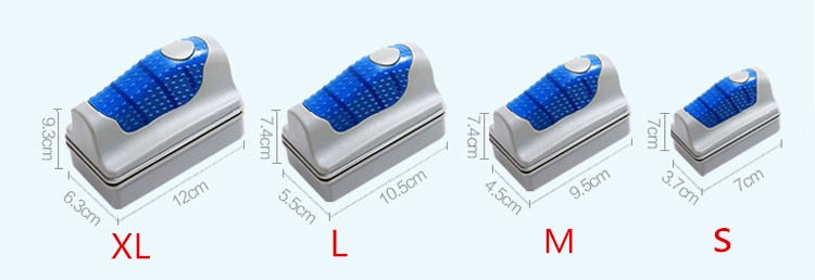 2017 New Magnetic Aquarium Fish Tank Glass Algae Scraper Cleaner Magnetic Brush Aquarium Tank Fish Aquarium Tools Floating Brush