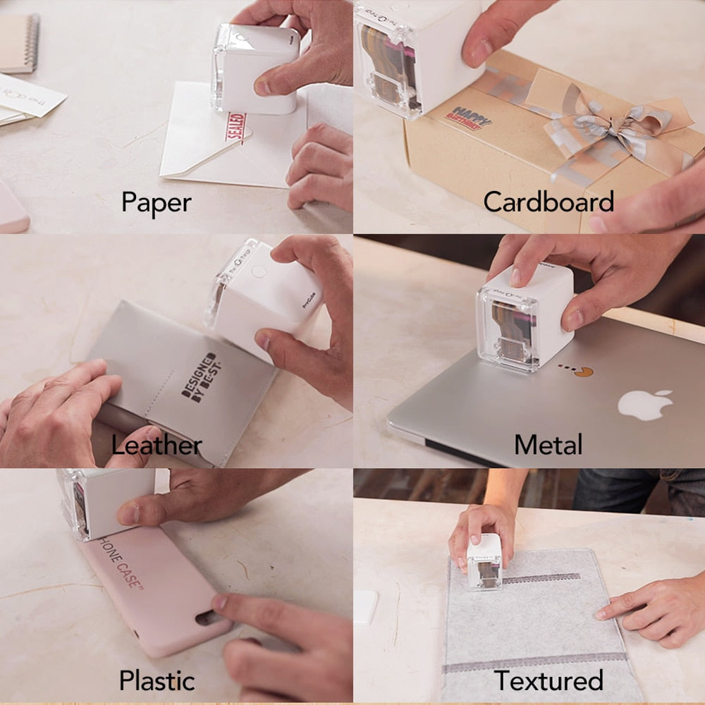 【In STOCK】Kongten Mbrush Printer Bluetooth Mobile Color Mini Handheld Printer Portable Wifi Printers PrinCube Handheld inkjet