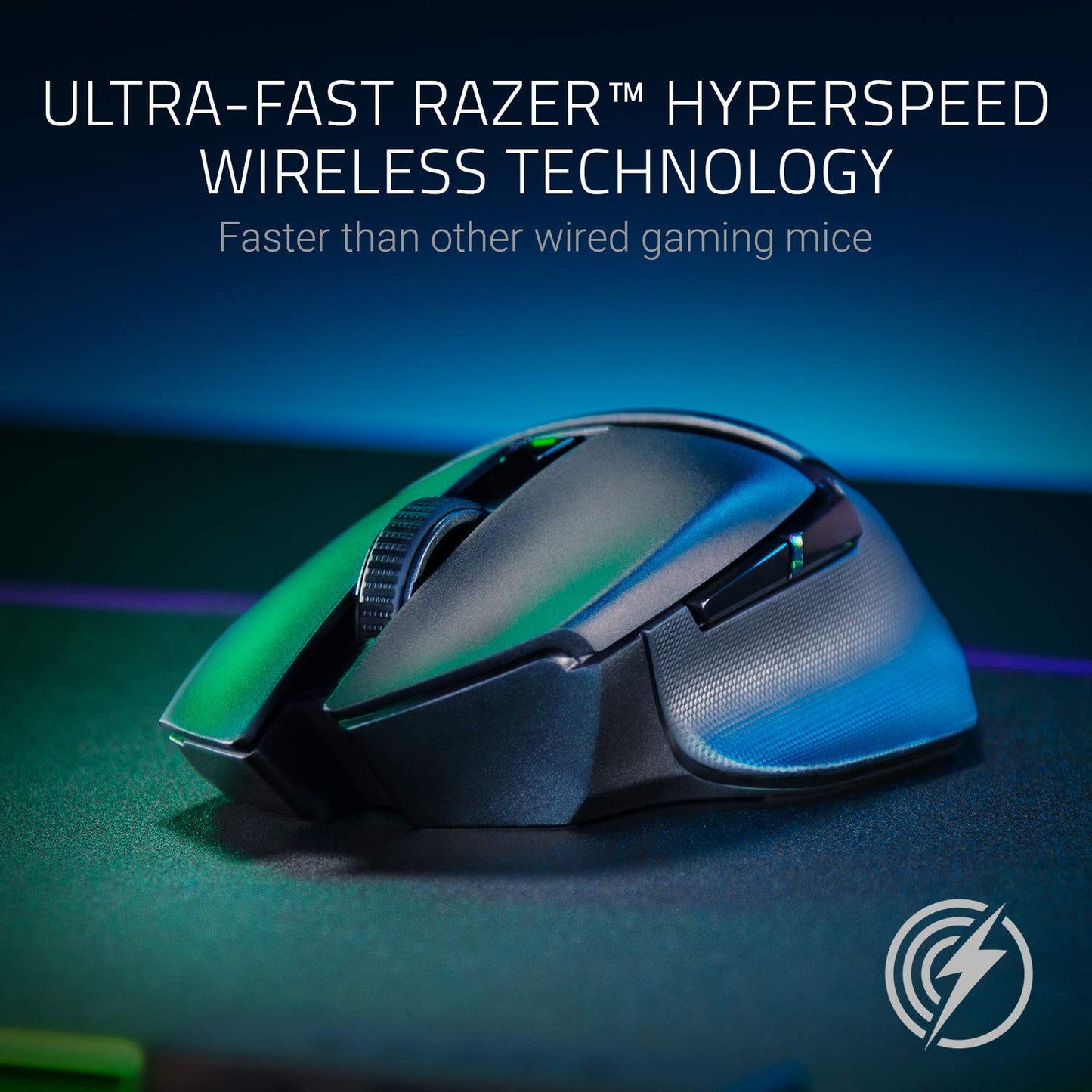 Razer Basilisk X Hyperspeed Wireless Gaming Mouse: Bluetooth & Wireless Compatible 16000DPI DPI Optical Sensor