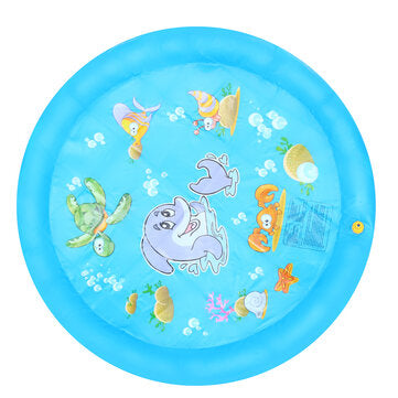 Inflatable Spray Water Cushion Summer Kids Play Water Mat Lawn Games Pad Sprinkler Play Toys Outdoor Tub Swiming Pool