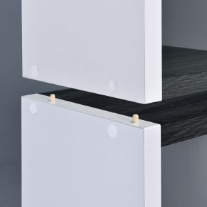 DIY Two Tone 3-grid Storage Shelf