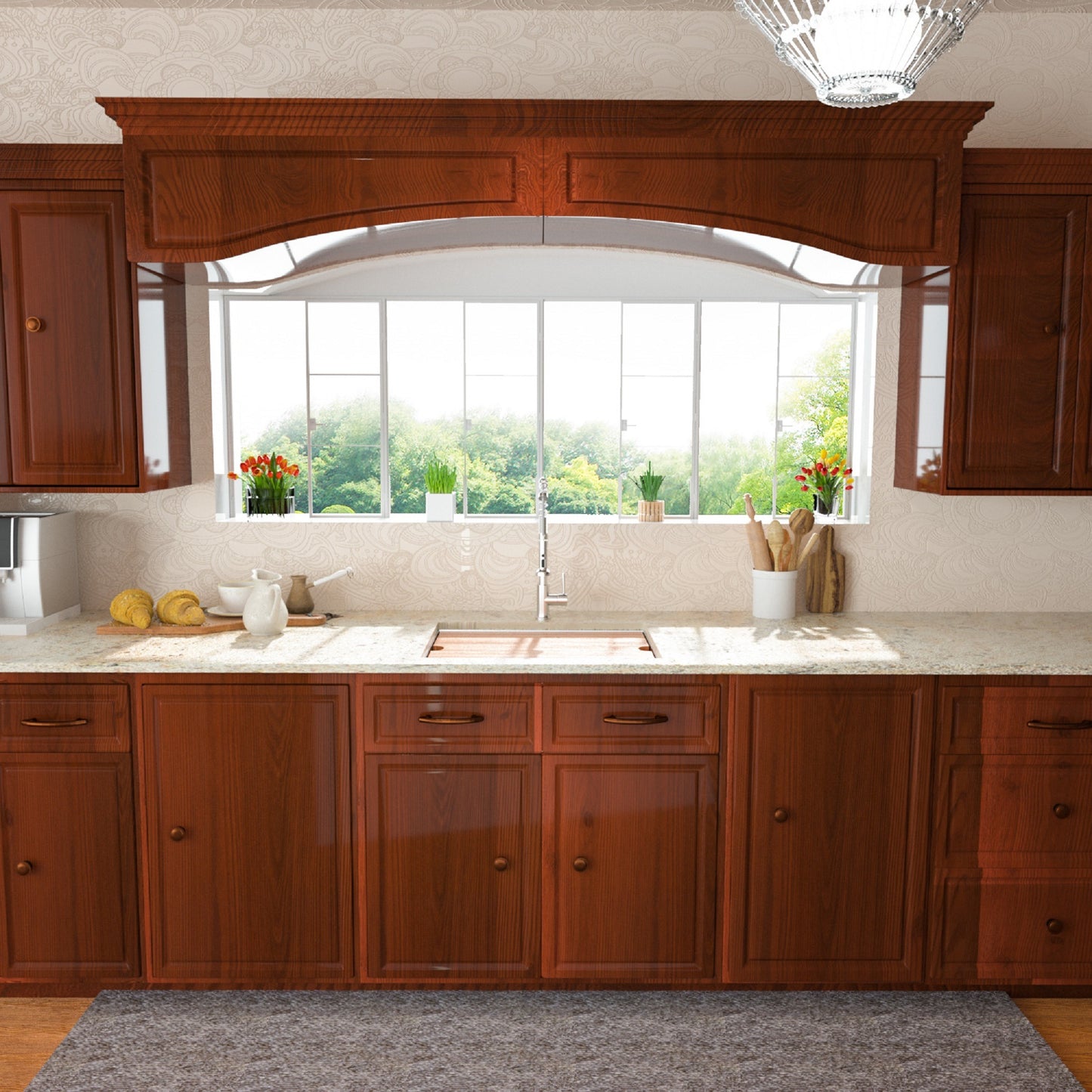 Lordear Undermount  Stainless Steel Kitchen Sink Ledge Workstation Deep Single Bowl 16 Gauge Kitchen Sink Basin