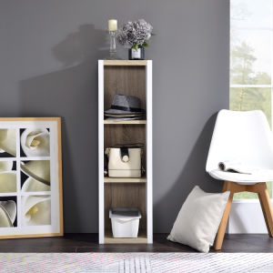 DIY Two Tone 3-grid Storage Shelf