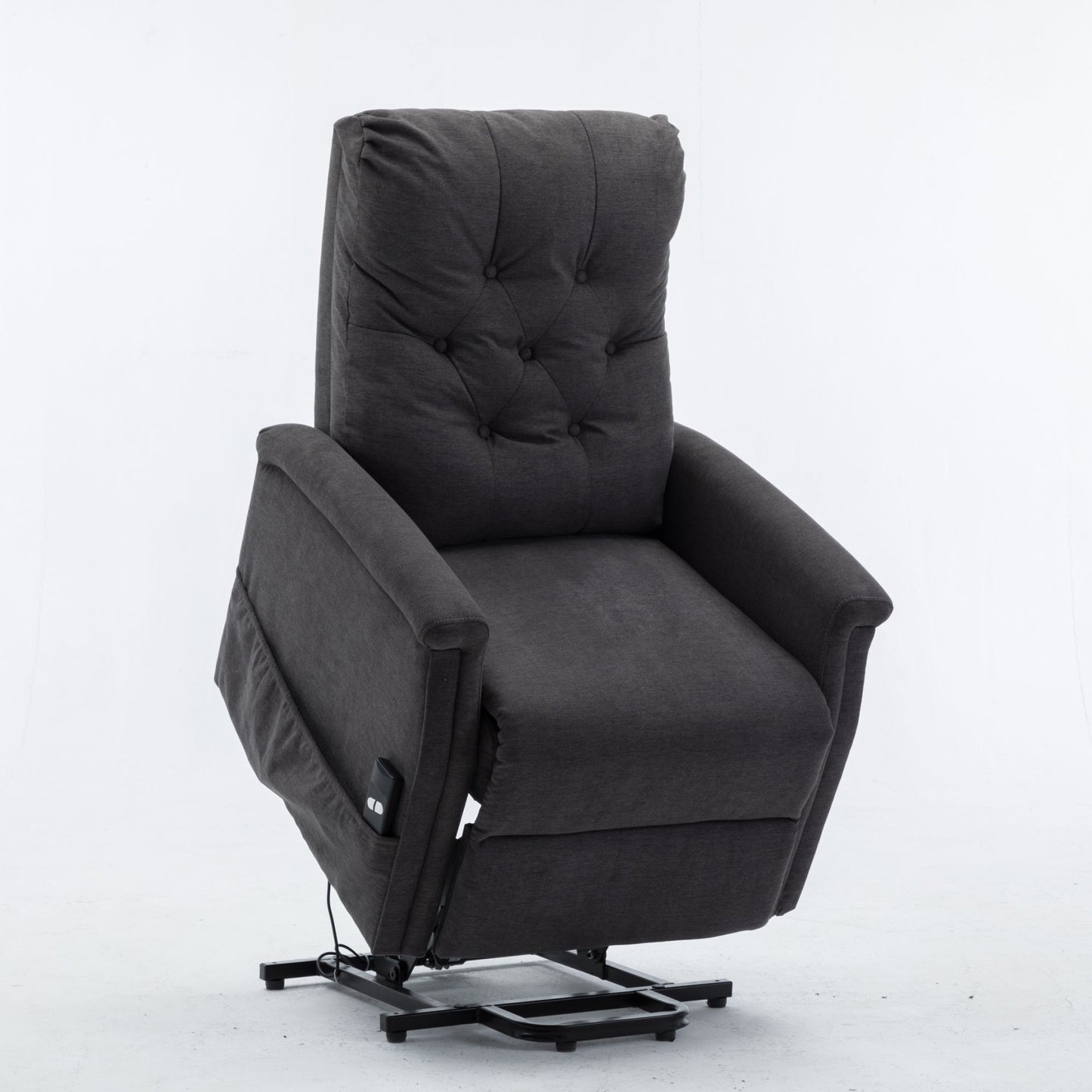 Power Lift Recliner Chair Comfortable Fabric Lifting Recliner for Elderly Single Modern Sofa Chair for Living Room&Bedroom--Support Pickup