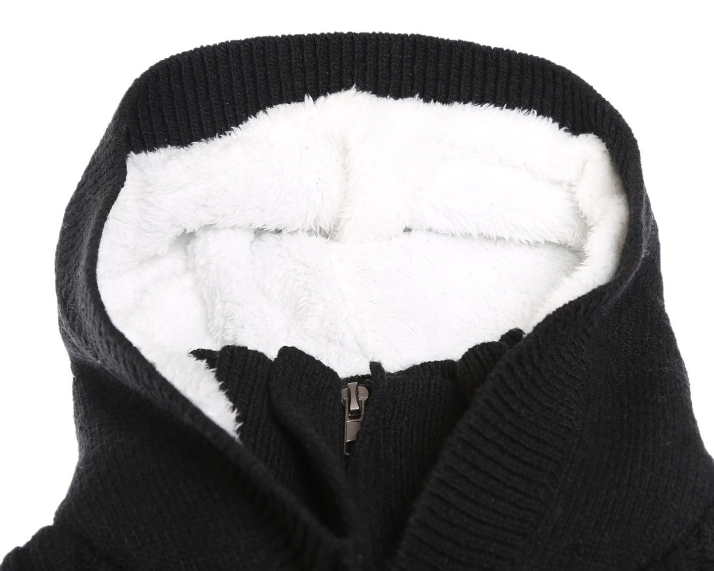 Women Hooded Knit Cardigans Button Cable Sweater Coat