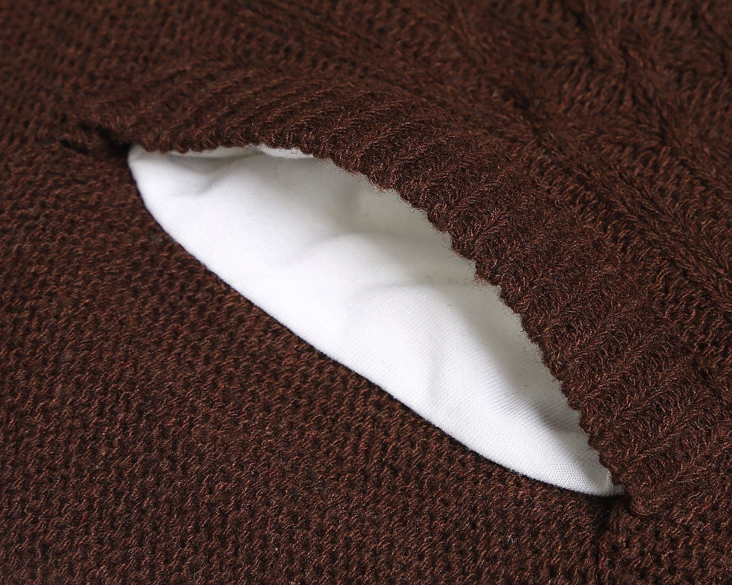 Women Hooded Knit Cardigans Button Cable Sweater Coat