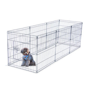 24"  30'' Tall Wire Fence Pet Dog Cat Folding Exercise Yard 8 Panel Metal Play Pen