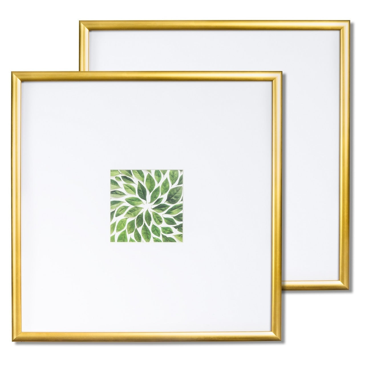 KAYAN- Set of 2 11x11 Photo Frame- Gold