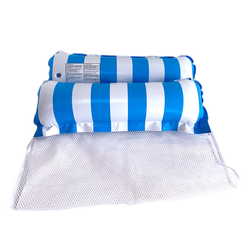 Premium Swimming Pool Float Hammock, Multi-Purpose Inflatable Hammock,Water Hammock Lounge(red,blue,orange)