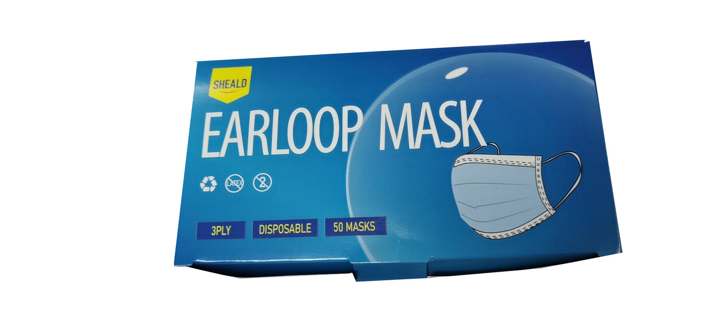 3- Layer Disposall Mask  50 pieces/Box