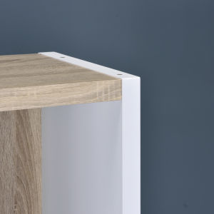 DIY Two Tone 3-grid Storage Shelf