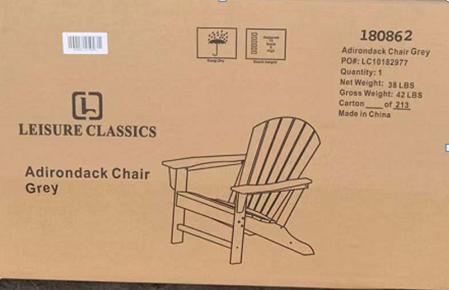 HDPE Resin Wood Adirondack Chair