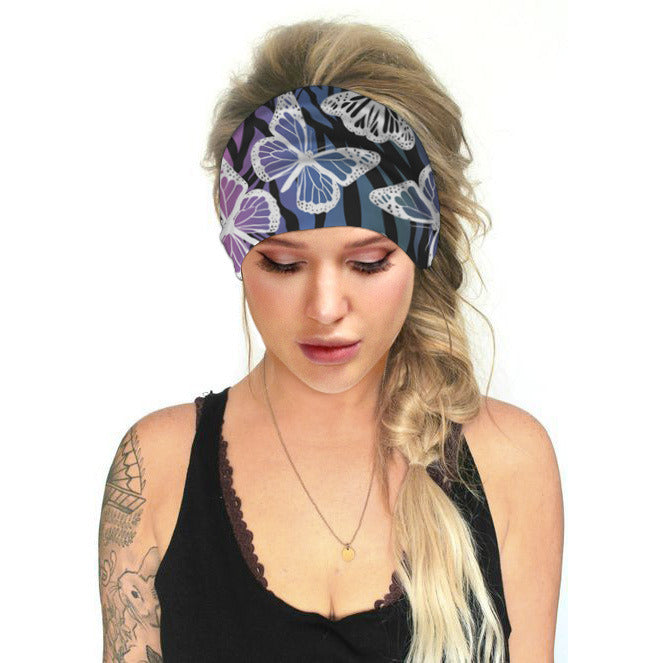Women's Yoga Running Headbands Sports Workout Hair Bands Floral BXHF035