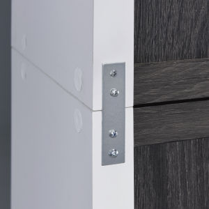 DIY Two Tone 3-grid Storage Shelf