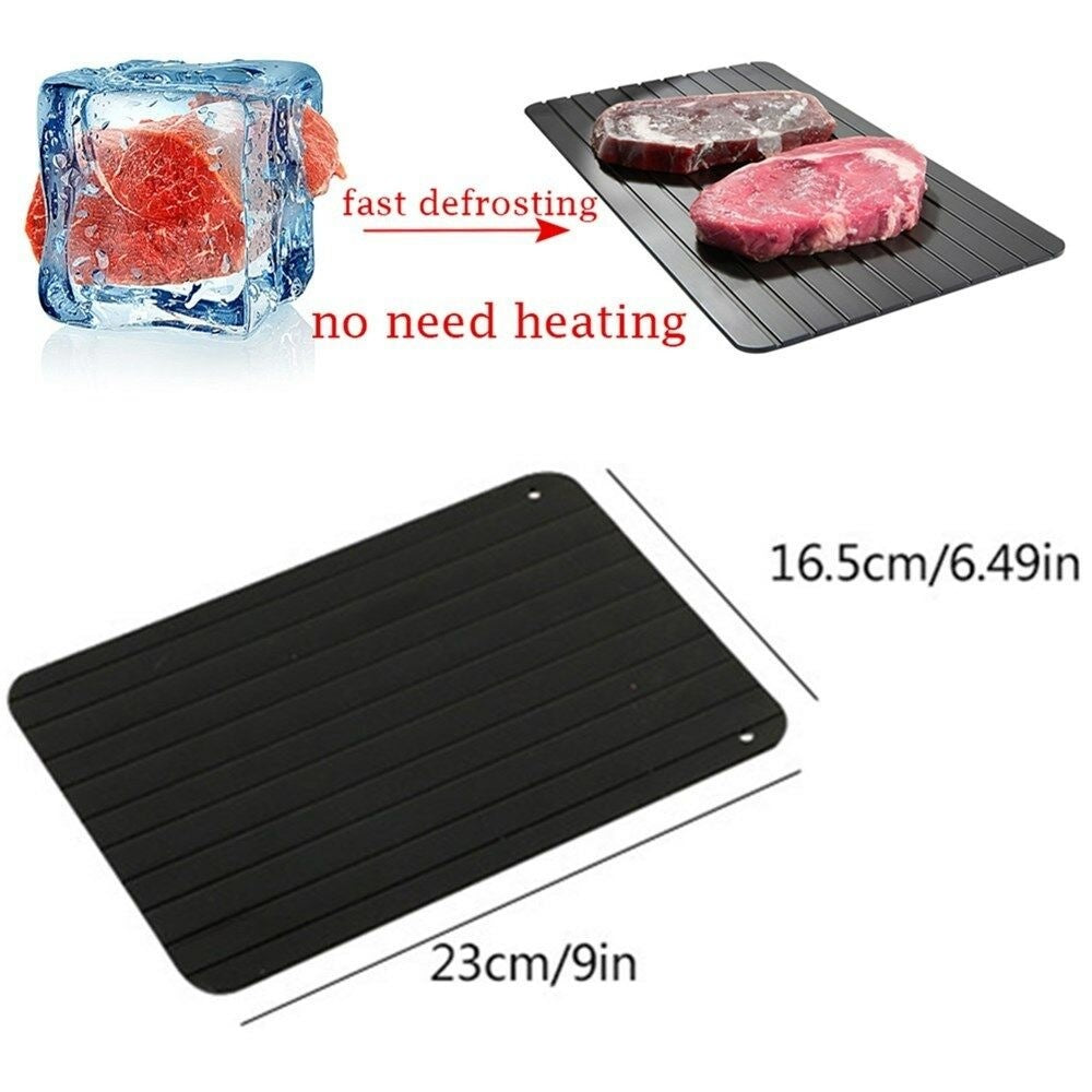 Free shipping  expected to be delivered on March 7th Free shipping Meat Thawing Board,Eco Friendly Defrost,Food Safe Aluminum,Fast Fresh Healthy