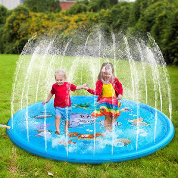 Inflatable Spray Water Cushion Summer Kids Play Water Mat Lawn Games Pad Sprinkler Play Toys Outdoor Tub Swiming Pool