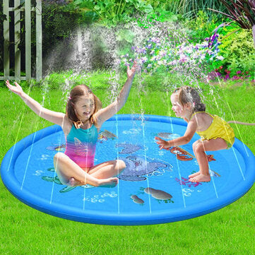 Inflatable Spray Water Cushion Summer Kids Play Water Mat Lawn Games Pad Sprinkler Play Toys Outdoor Tub Swiming Pool