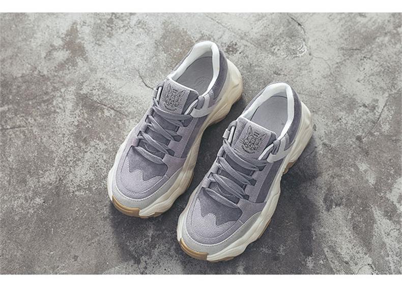 Smile Circle Women Sneakers Breathable Shoes 2019 spring new Flat Platform shoes girl Thick bottom Outdoor Ladies shoes