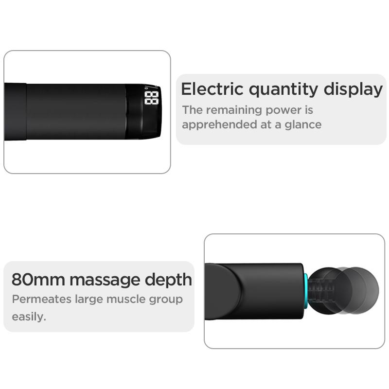 BOOSTER M2 Muscle Massage Gun AI-Hit Neck Muscle Massager Pain Therapy for Body Massage Relaxation Pain Relief