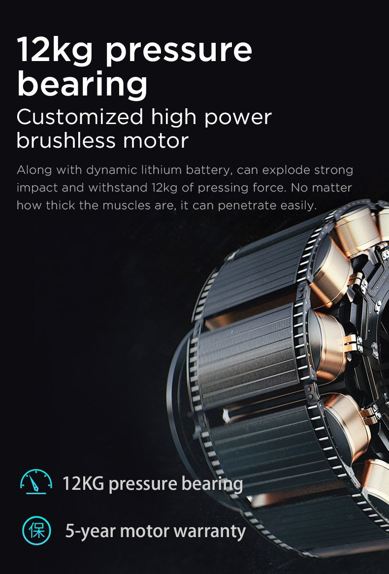 BOOSTER M2 Muscle Massage Gun AI-Hit Neck Muscle Massager Pain Therapy for Body Massage Relaxation Pain Relief