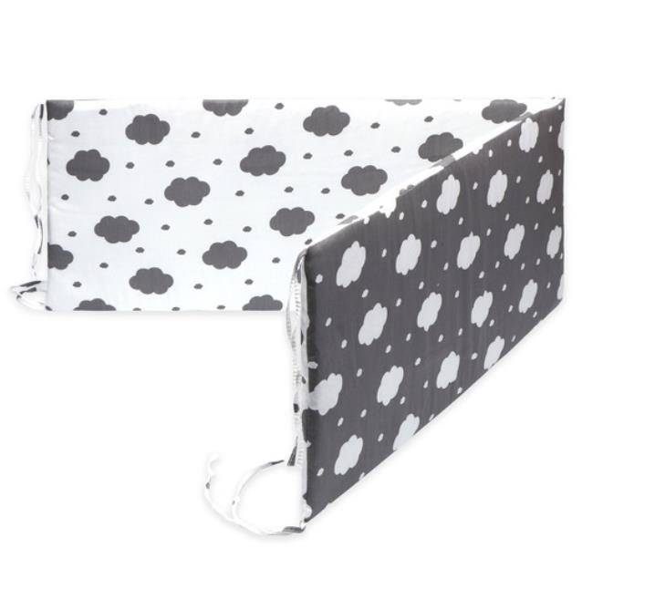 Baby Nursery Nordic Stars Design Baby Bed Thicken Bumper One-piece Crib Around Cushion Cot Protector Pillows Newborns Room Decor