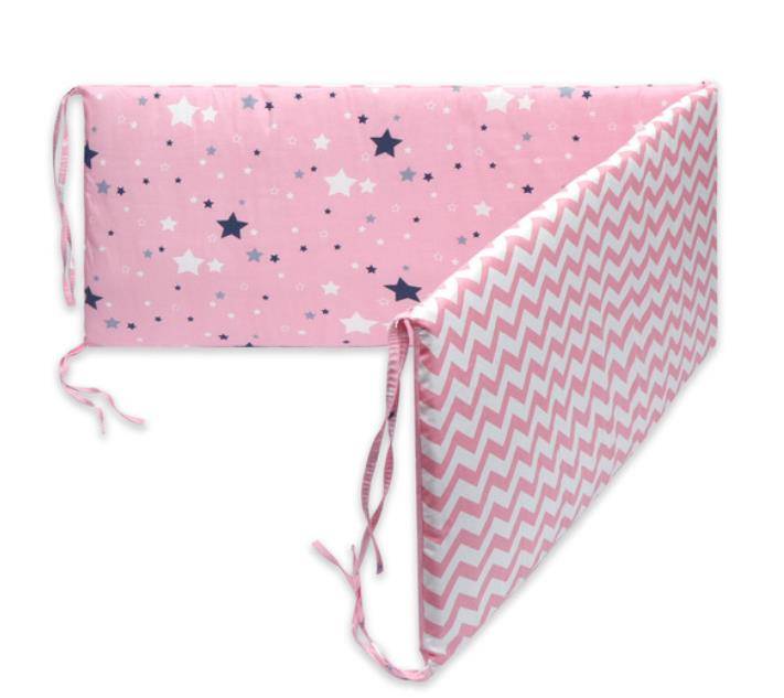 Baby Nursery Nordic Stars Design Baby Bed Thicken Bumper One-piece Crib Around Cushion Cot Protector Pillows Newborns Room Decor
